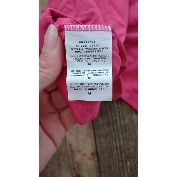 NWT Women's Champion Powerblend Muscle Tee in Pink, Size Medium - Picture 6 of 6